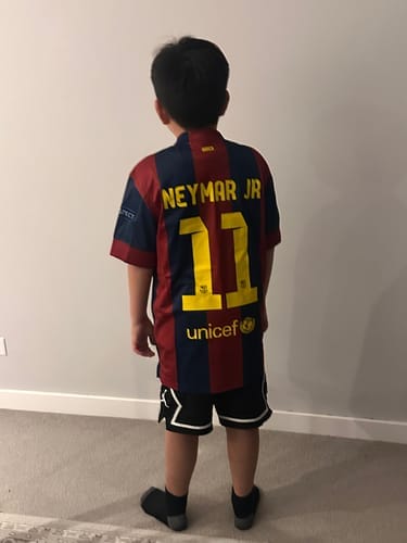 Customer photo review of Maglia Neymar Barcellona Home Final UCL 2014/15