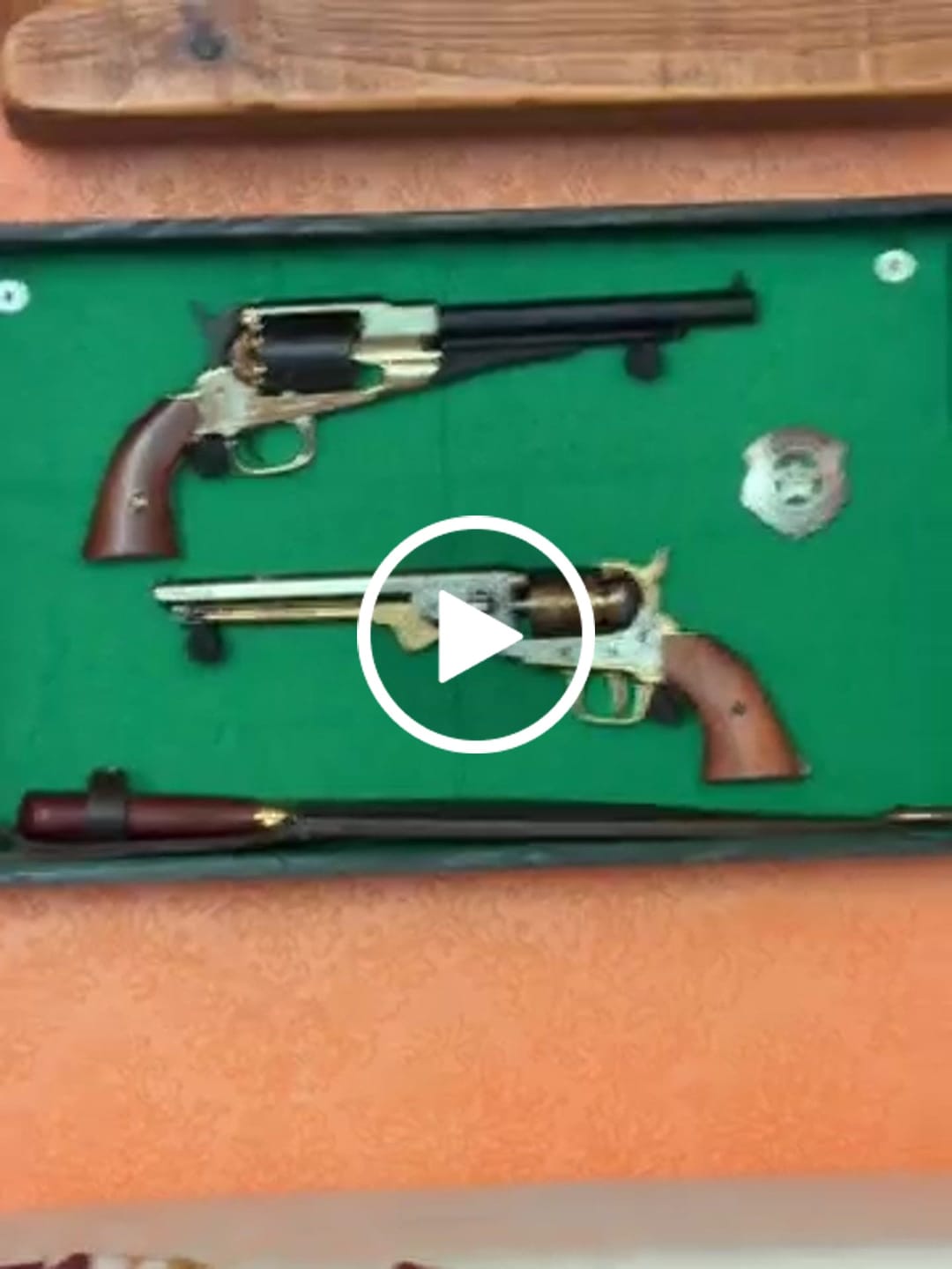 Customer video review of U.S. Marshal Tombstone Badge