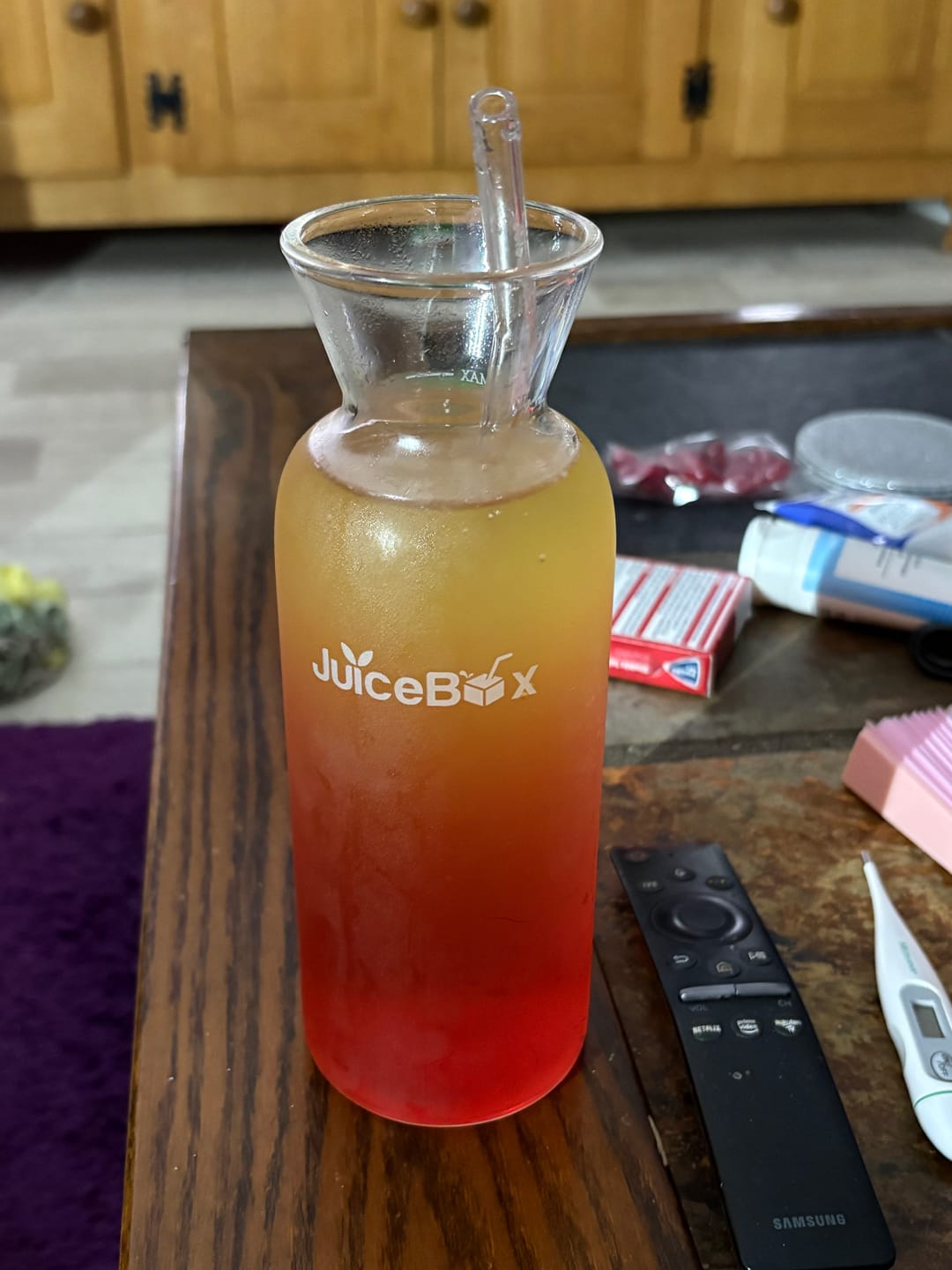 Customer photo review of JuiceBox Glazen Karaffen Set - 2x 600ml