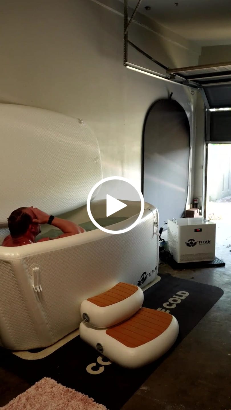 Customer video review of Arctic Triumph XL Cold Plunge Tub + Chiller Bundle