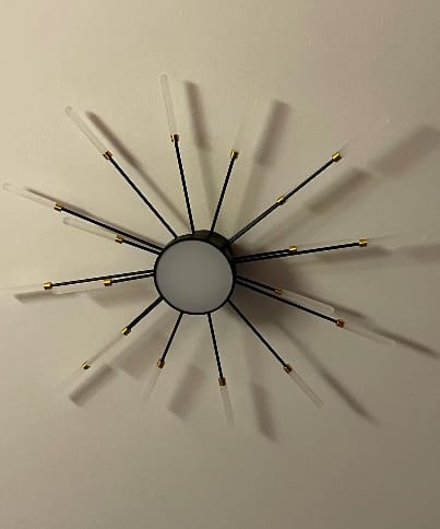 Customer photo review of Sputnik LED Ceiling Light