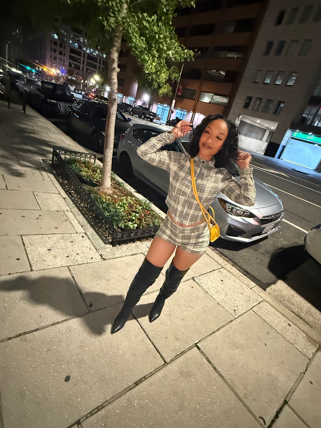 Customer photo review of Highland Plaid Jacket