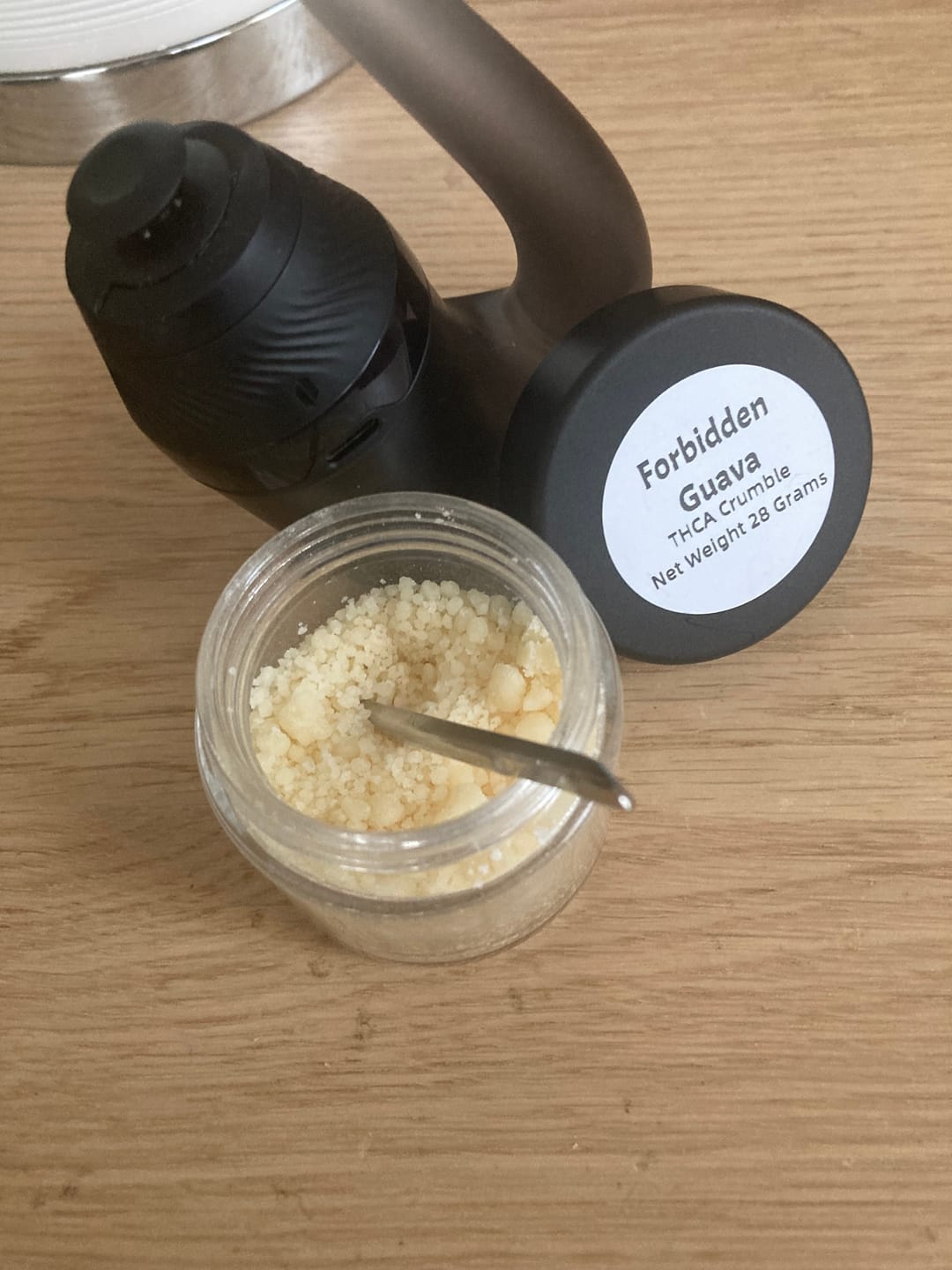 Customer photo review of Forbidden Guava | THCA Crumble
