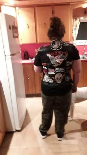 Customer photo review of Leather Vest