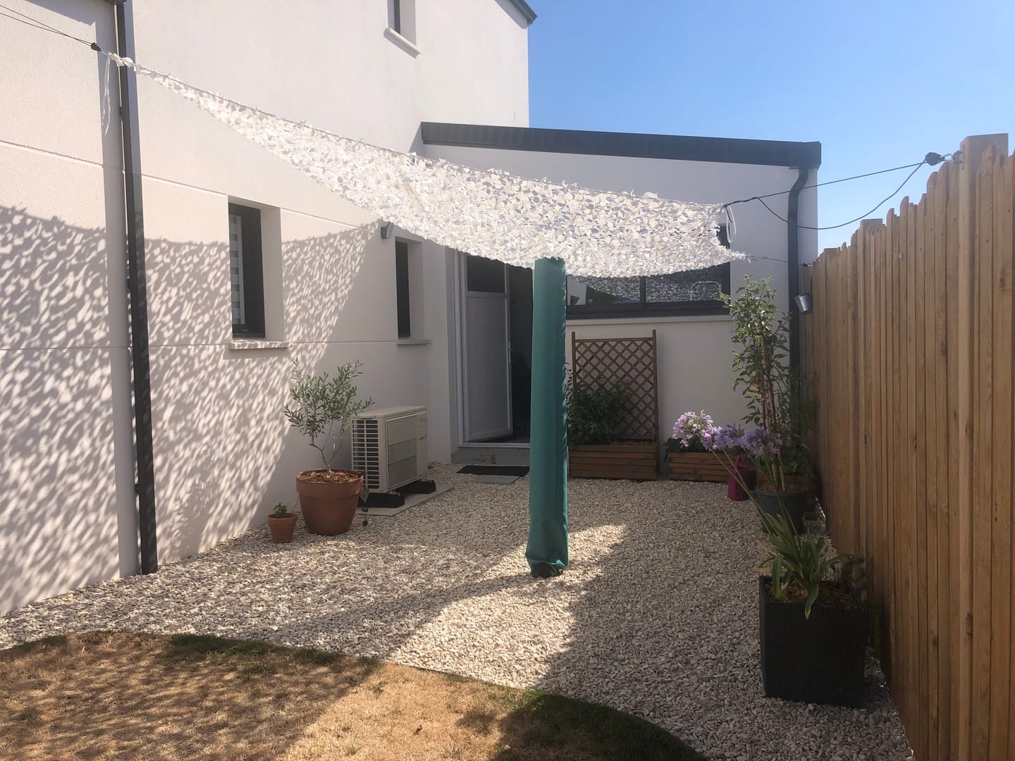 Customer photo review of Cordes à cliquets pour voile d'ombrage (lot de 4)