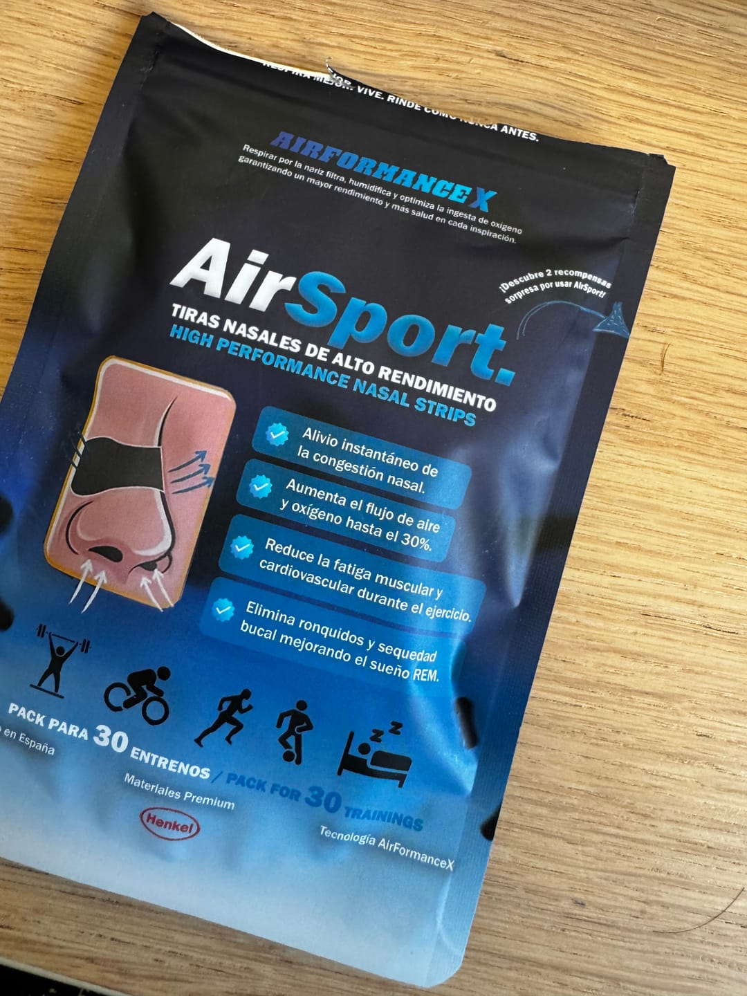 Customer photo review of AirSport® Tiras Nasales de Alto Rendimiento