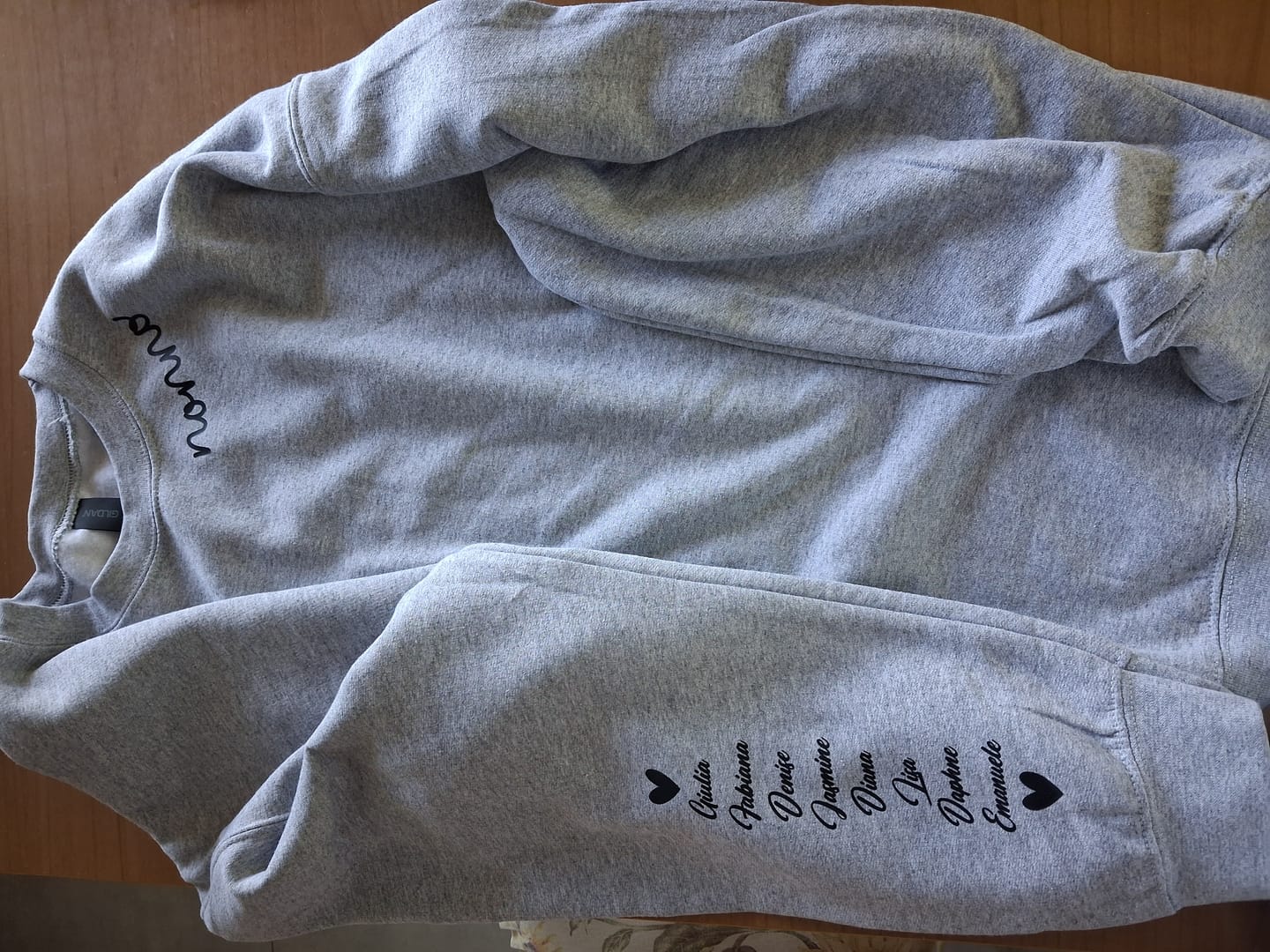 Customer photo review of Mamma - Maglione per genitori