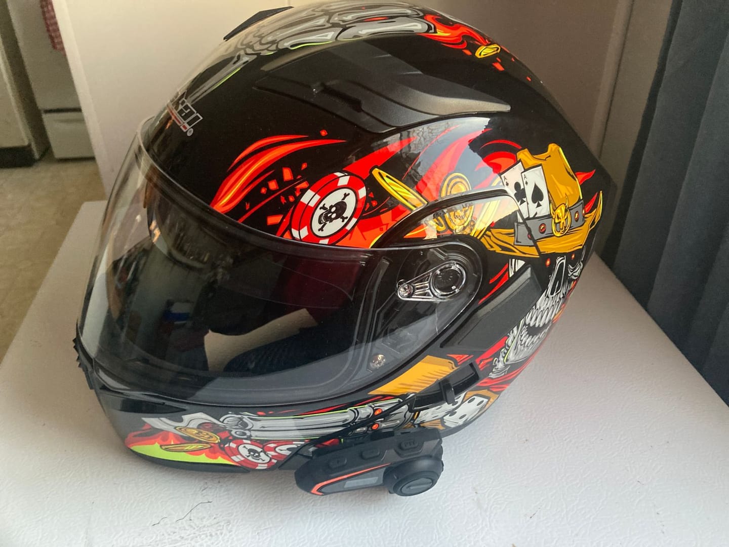 Customer photo review of R5 Modular Helmet - Bluetooth Headset