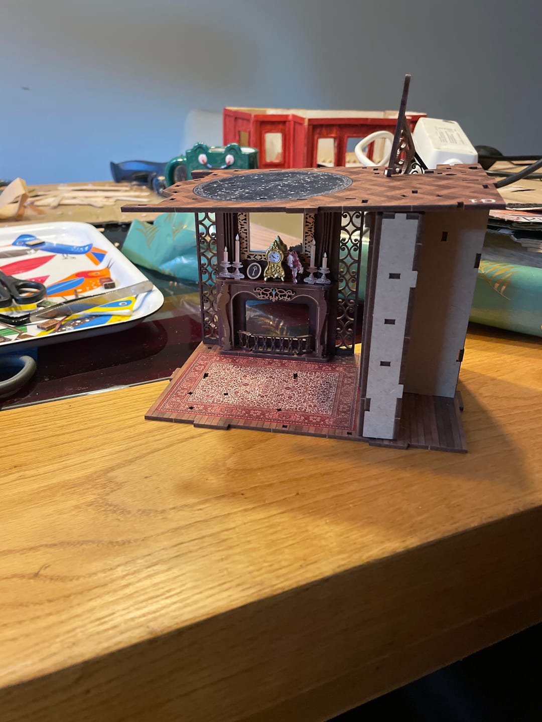 Customer photo review of DIY Book Nook Kit - Wonder Library