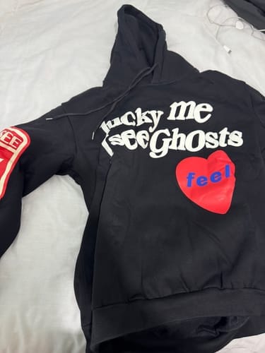Customer photo review of Lucky Mee I See Ghosts Hoodie