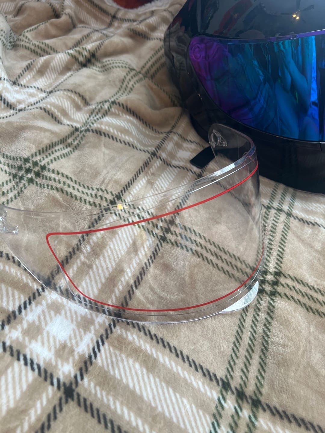 Customer photo review of Visor Replacement for K4 Modular Helmet - Bluetooth Headset