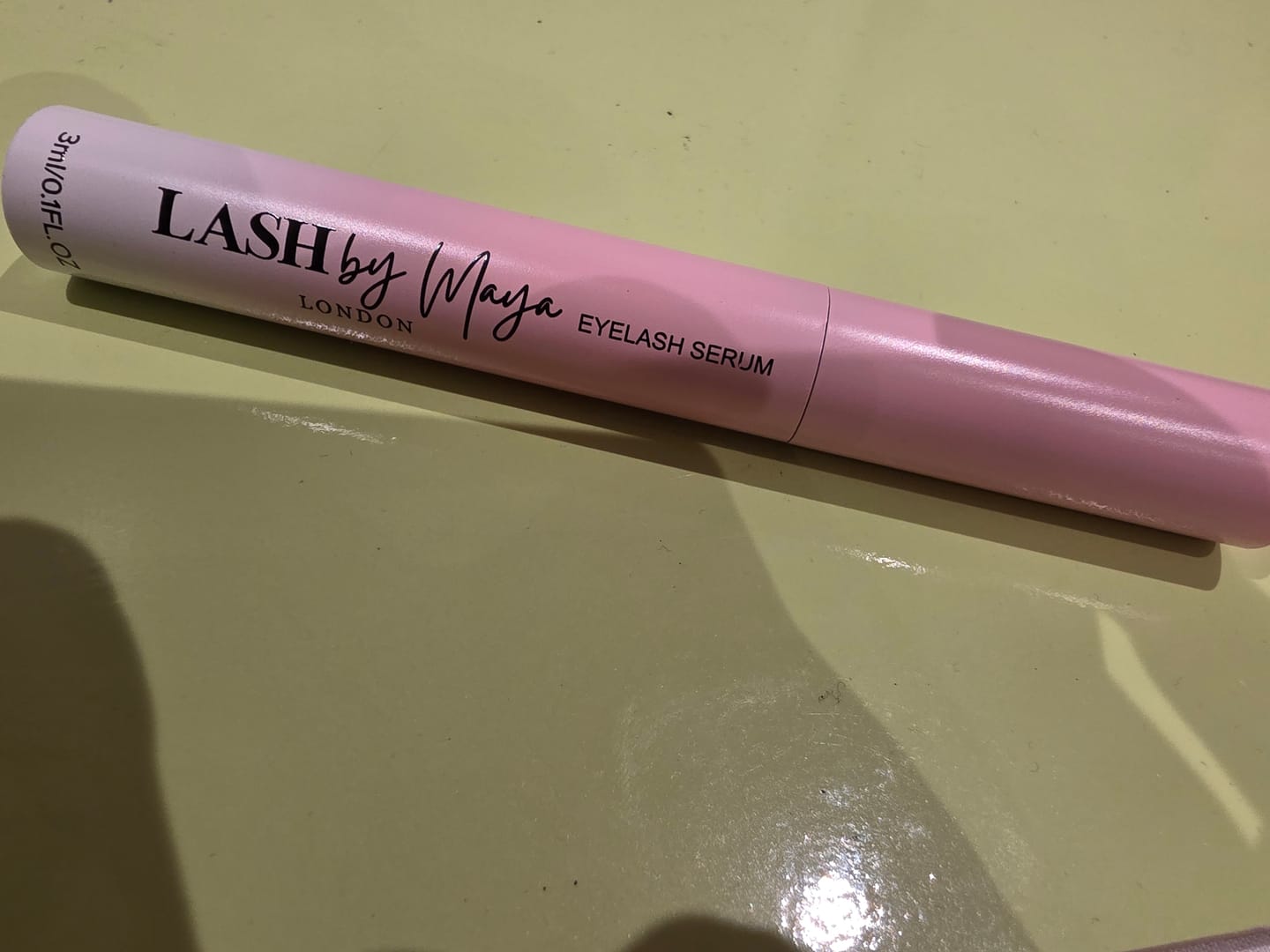 Customer photo review of LASH GROWTH SERUM