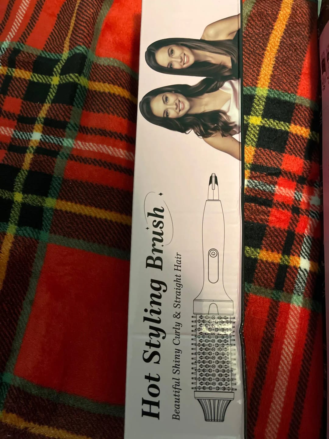 Customer photo review of Cepillo térmico iónico de doble voltaje 3 en 1