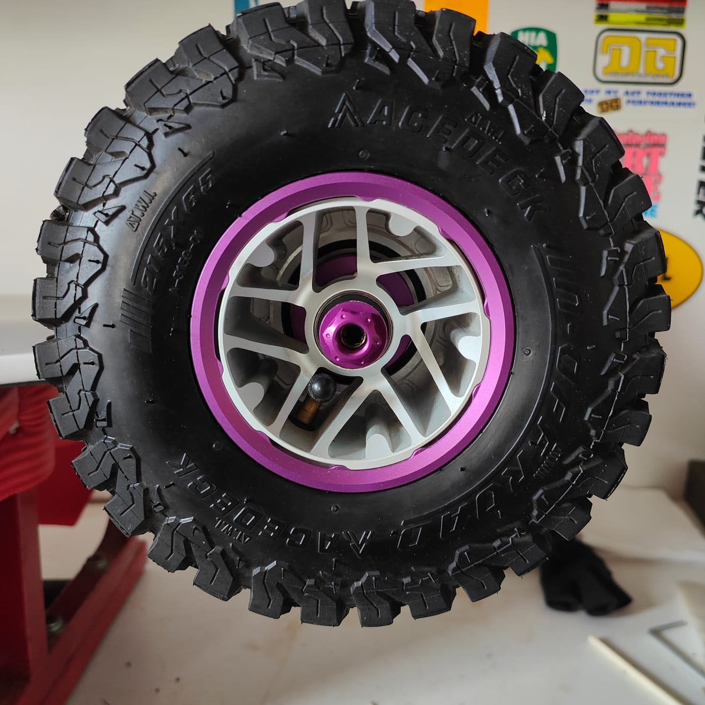 Customer photo review of Acedeck® CNC Truck Axle Nut*4