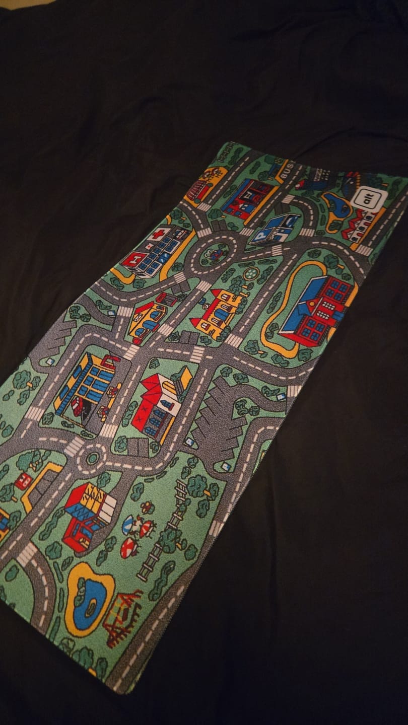 Customer photo review of Retro Cars Mat Mousepad