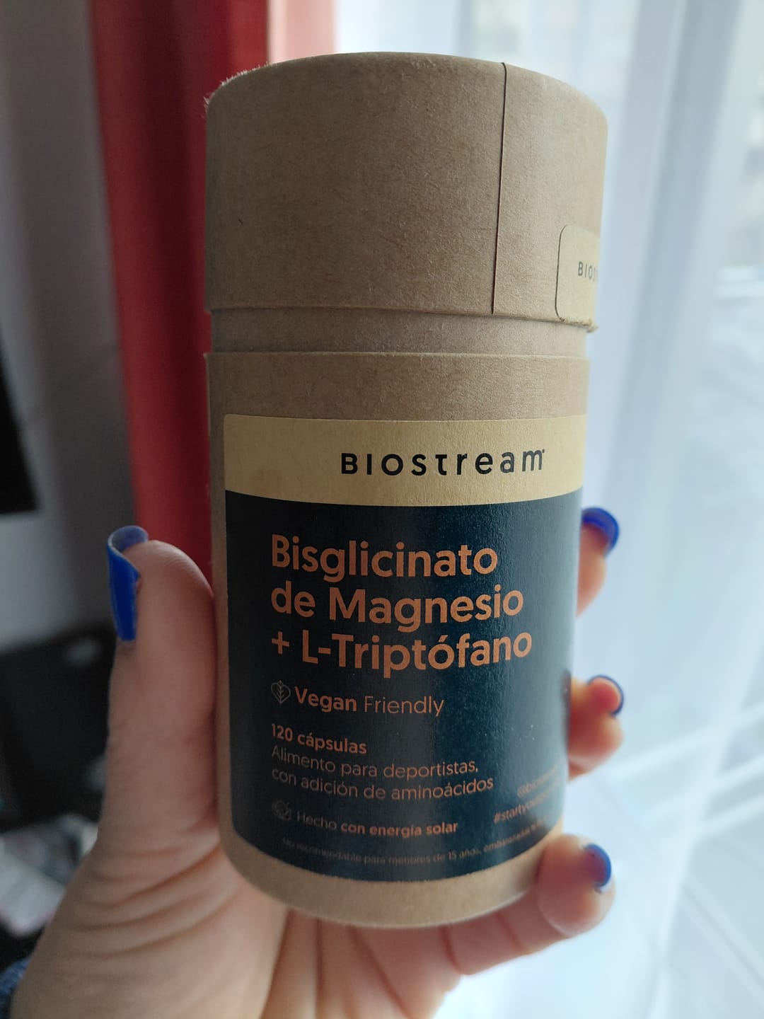 Customer photo review of Bisglicinato de Magnesio + L-triptófano 120 Cápsulas Vegano