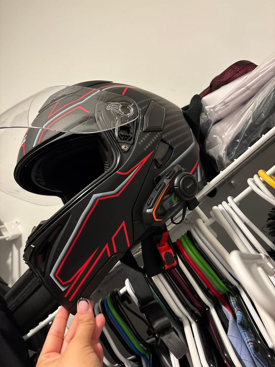 Customer photo review of R5 Modular Helmet - Bluetooth Headset