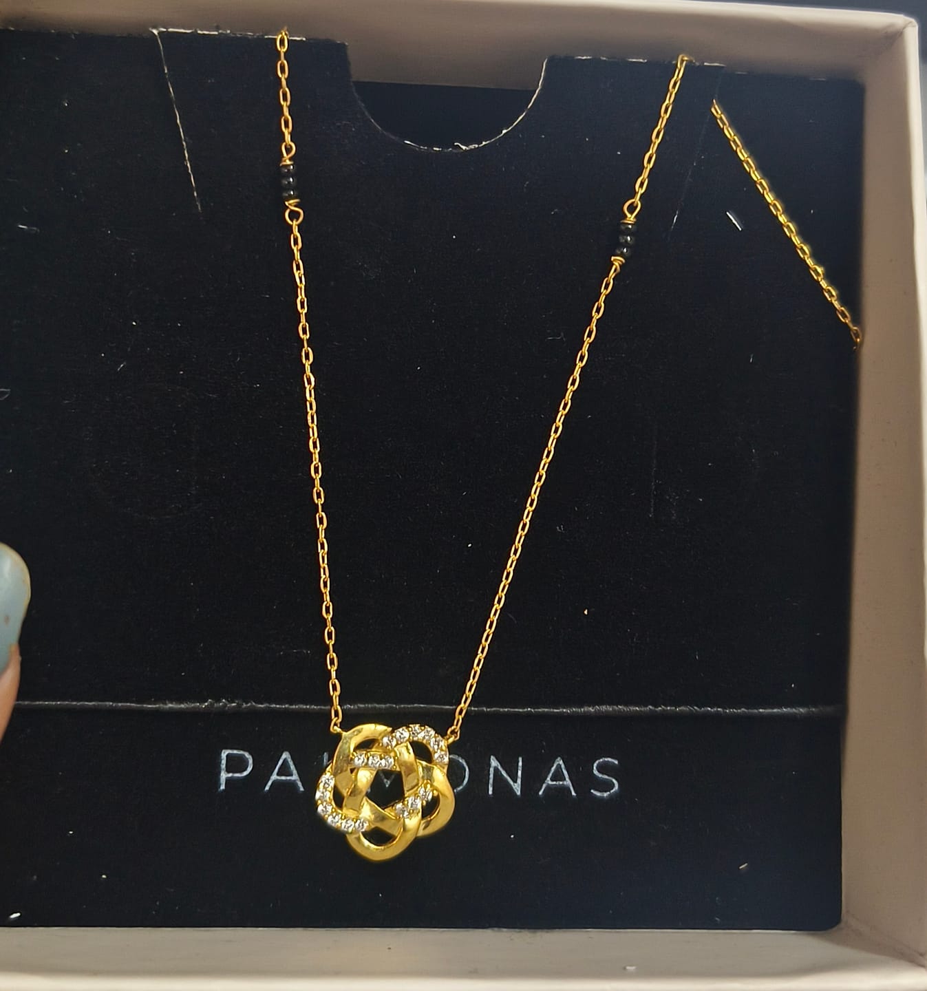 Customer photo review of Iravati Diamond Mangalsutra