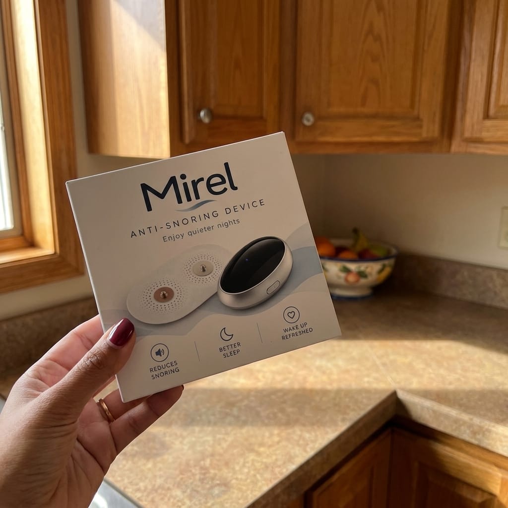 Customer photo review of Anti-Snoring Chin Pulse for Quiet Nights