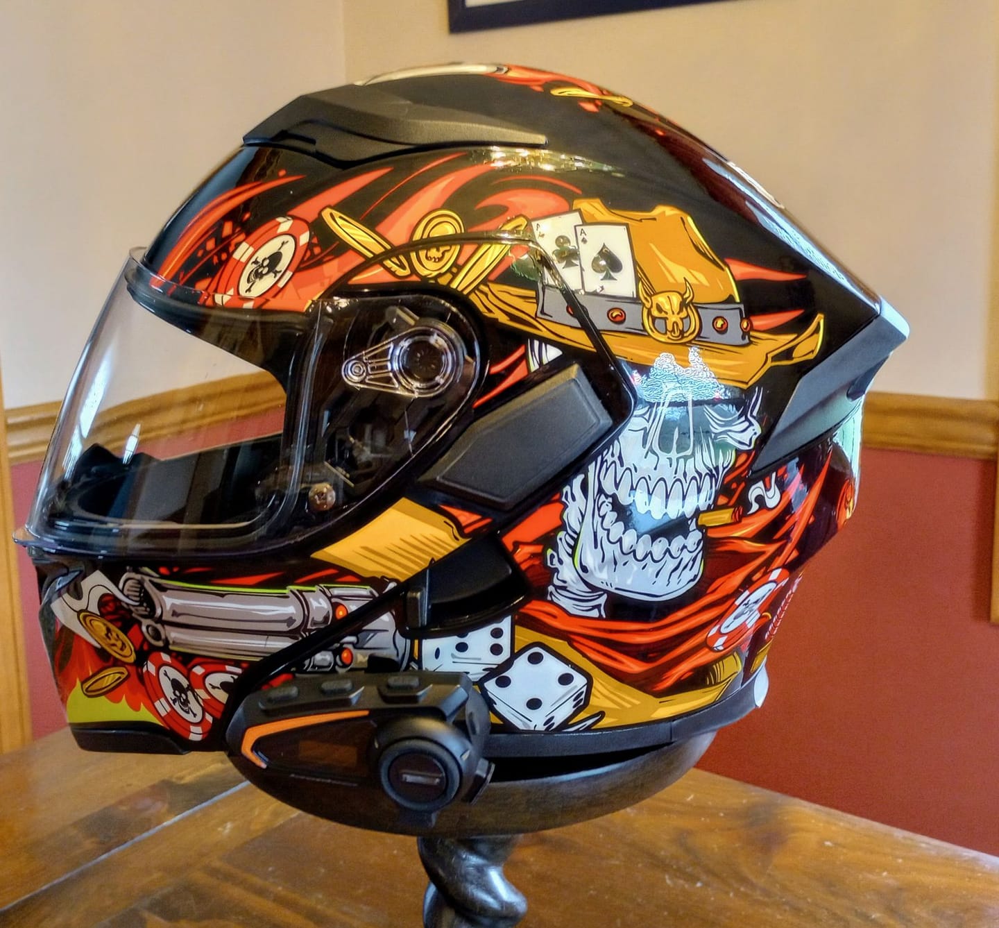 Customer photo review of R5 Modular Helmet - Bluetooth Headset