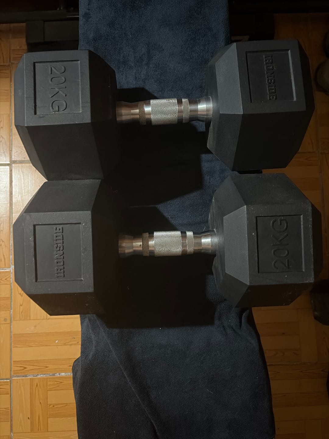 Customer photo review of Mancuerna Hexagonal (2.5 a 50 kg) IRONSIDE