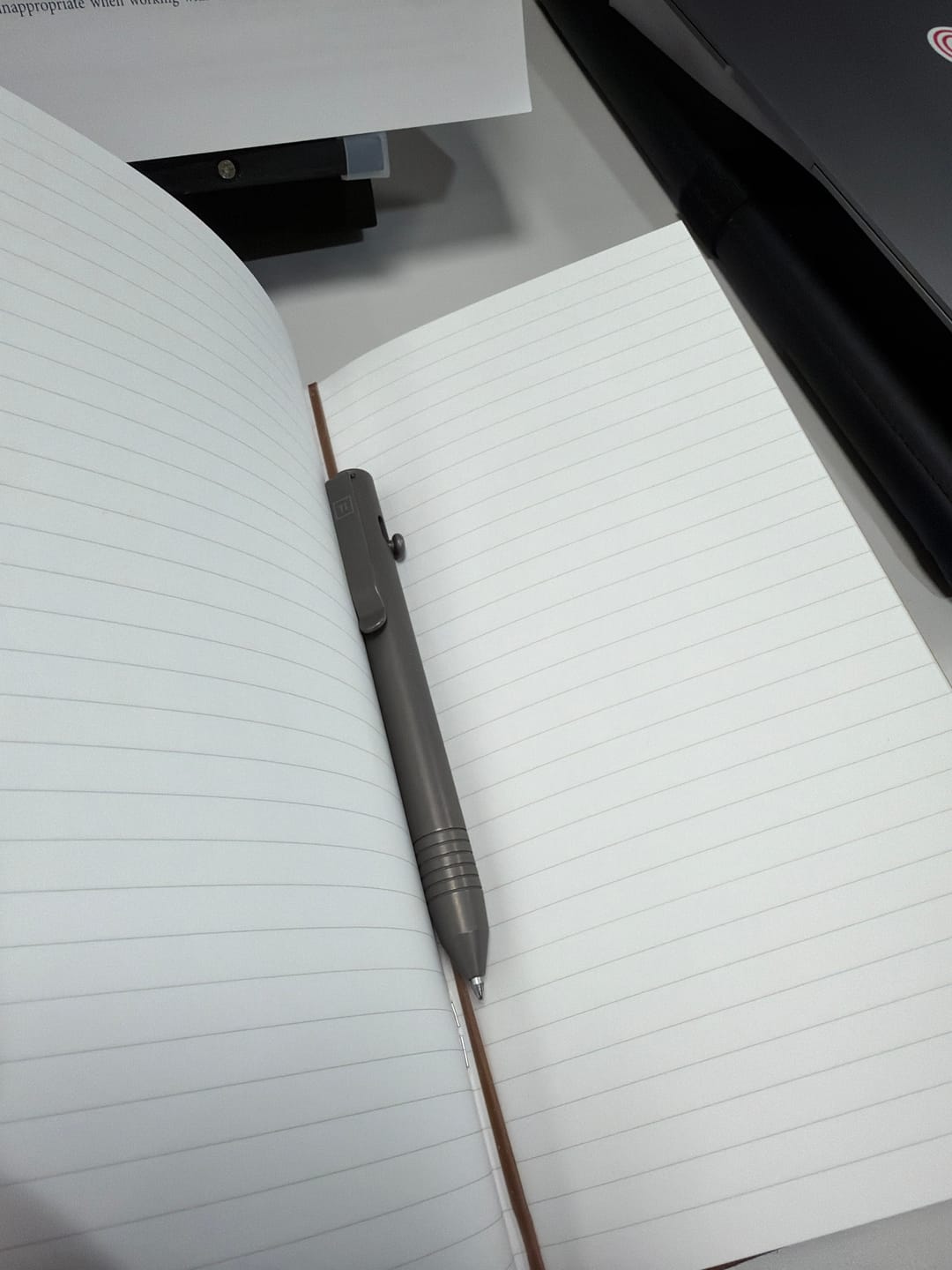 Customer photo review of Traveler's Company 001. Lined Notebook Refill
