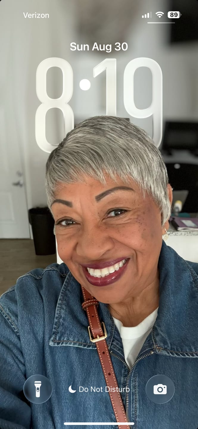 Customer photo review of Foxy Silver Full Wig - MARY