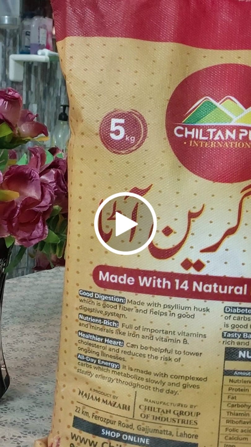 Customer video review of Multi Grain Atta / Flour (ملٹی گرین آٹا) / - Made with 14 Natural Ingredients