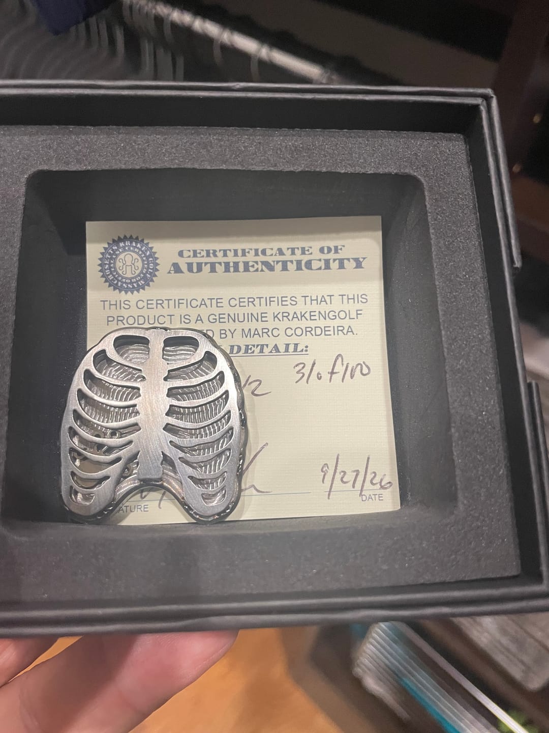 Customer photo review of HEARTLESS V2 - Black Stainless Steel