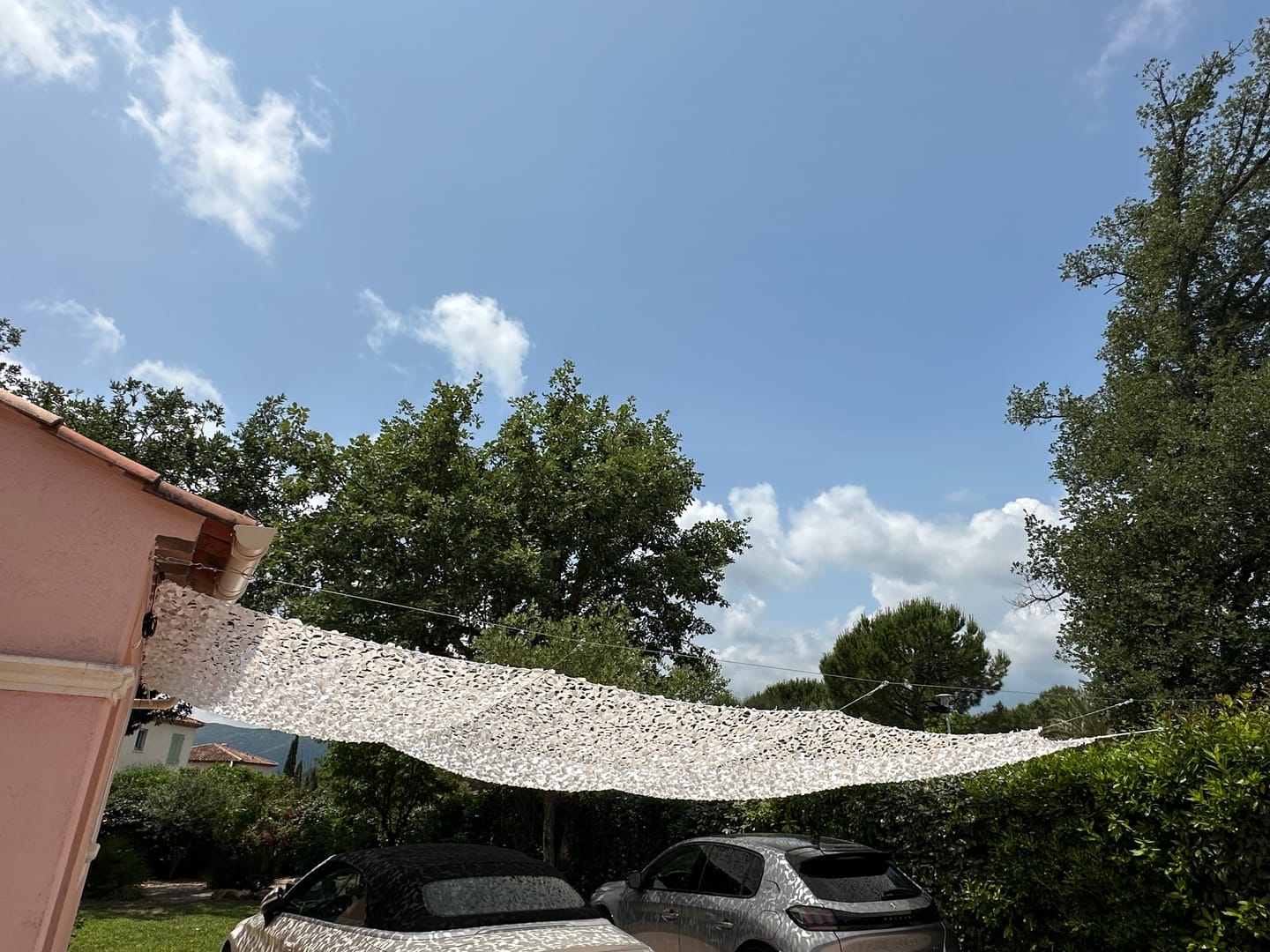 Customer photo review of Câble acier pour voile d'ombrage