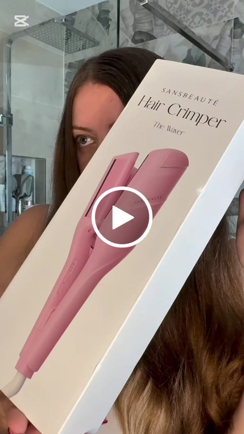 Customer video review of SANSBEAUTÉ® WAVE KRULTANG 32MM - WAFELTANG