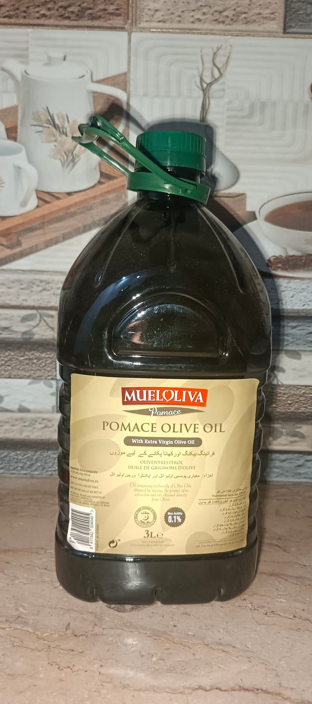 Customer photo review of Pomace Blended With Extra Virgin Olive Oil