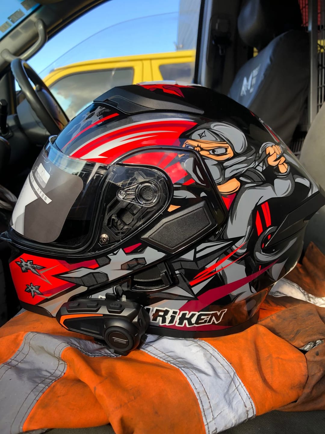 Customer photo review of R5 Modular Helmet - Bluetooth Headset