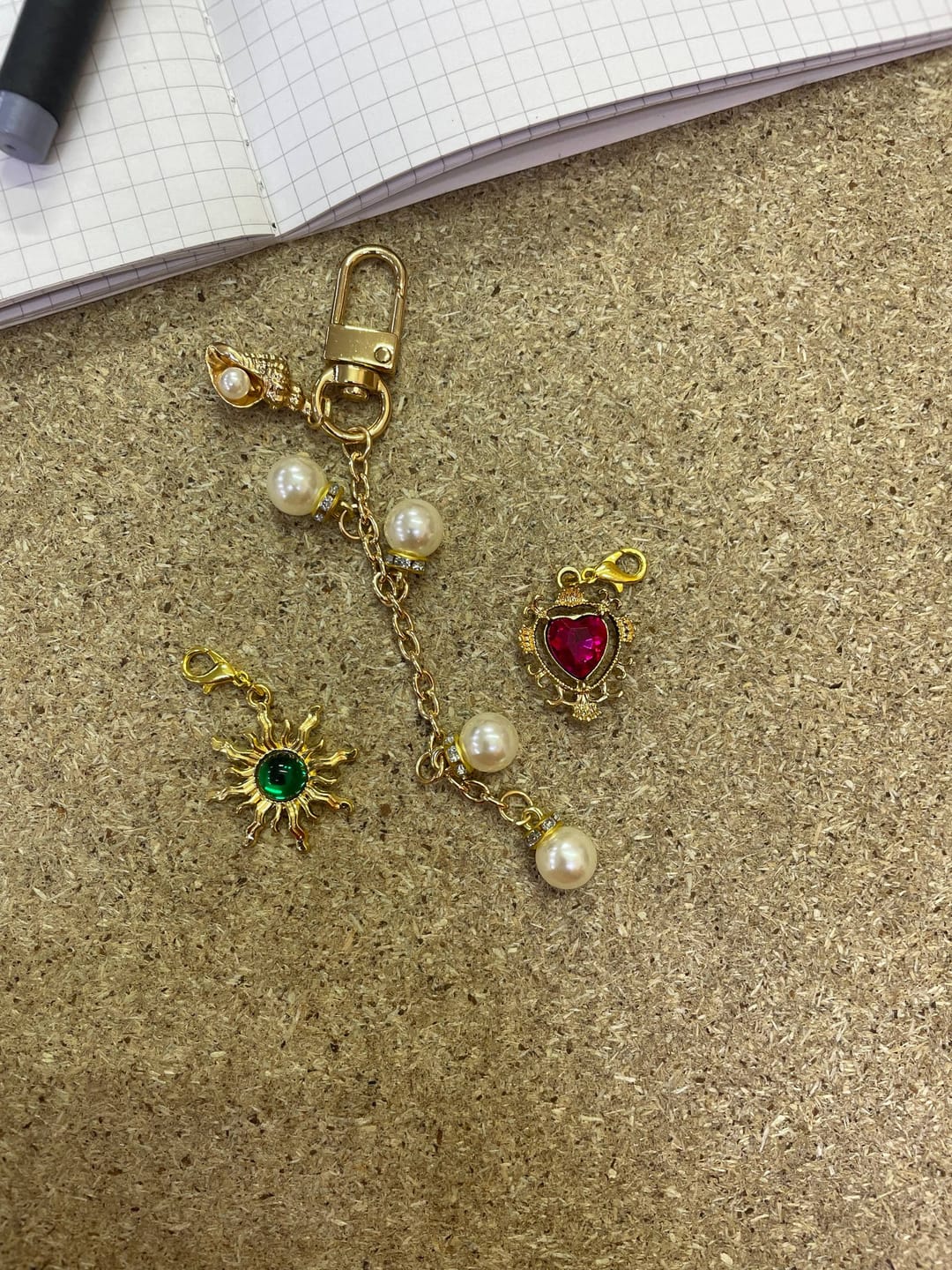 Customer photo review of Set of 3 Mystery Charms