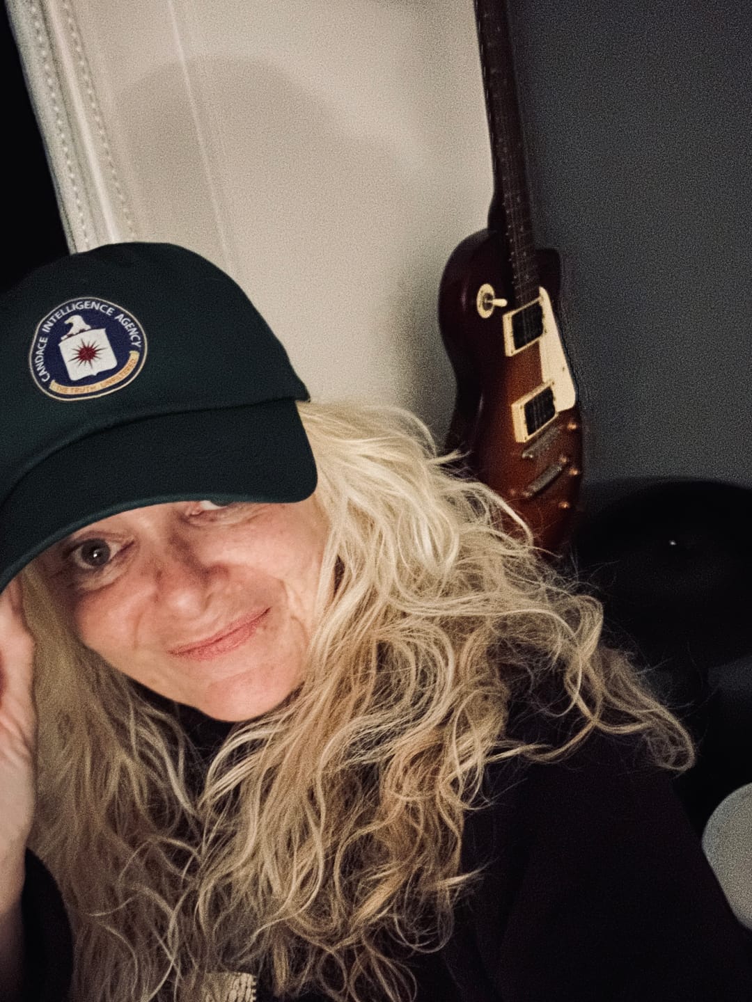 Customer photo review of Candace Intelligence Agency Hat