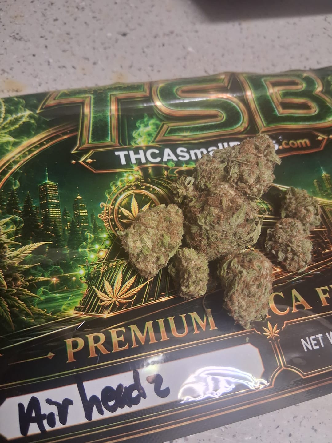 Customer photo review of Airheadz THCA Flower