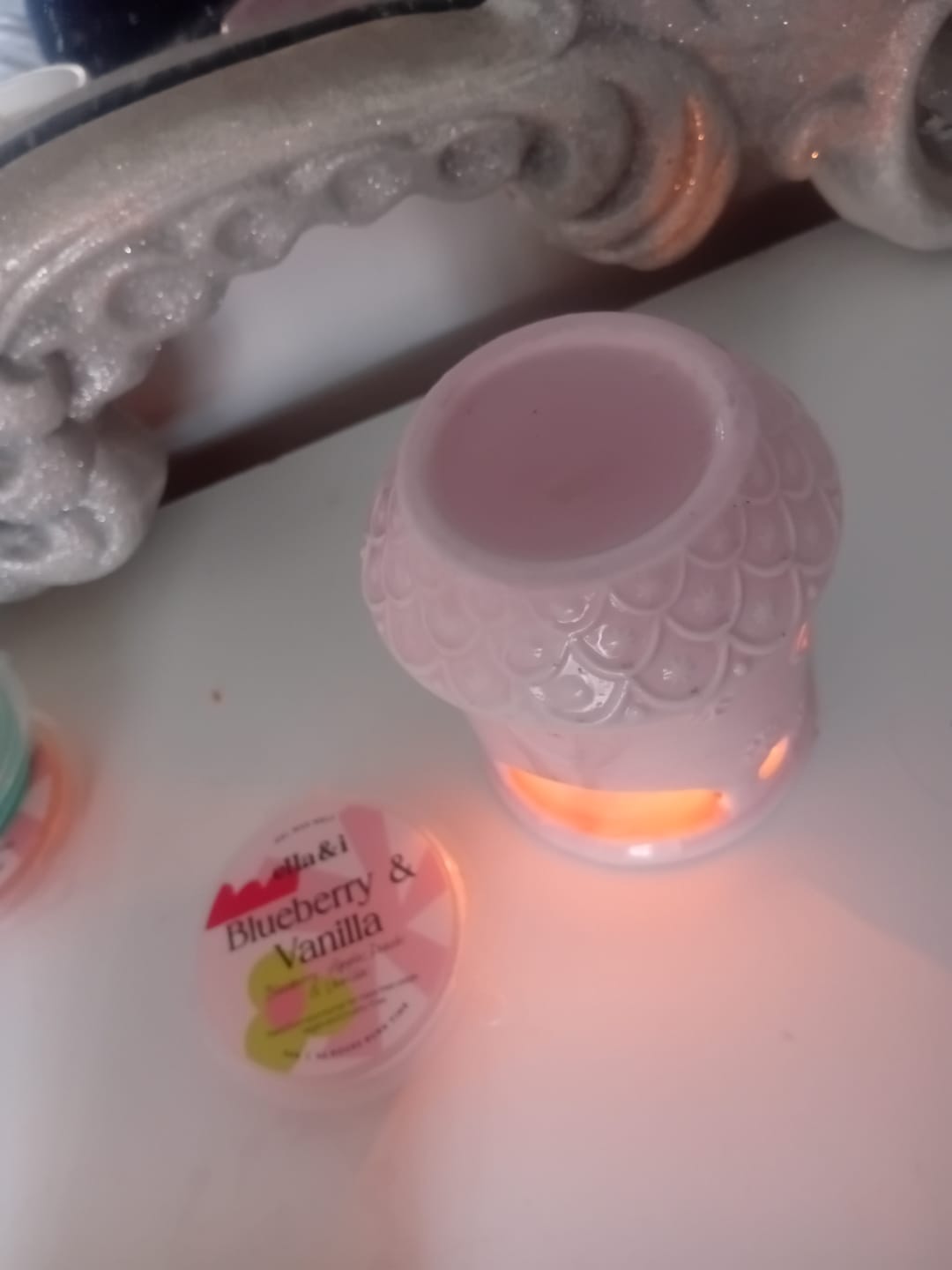 Customer photo review of Blueberry & Vanilla Gel Melt
