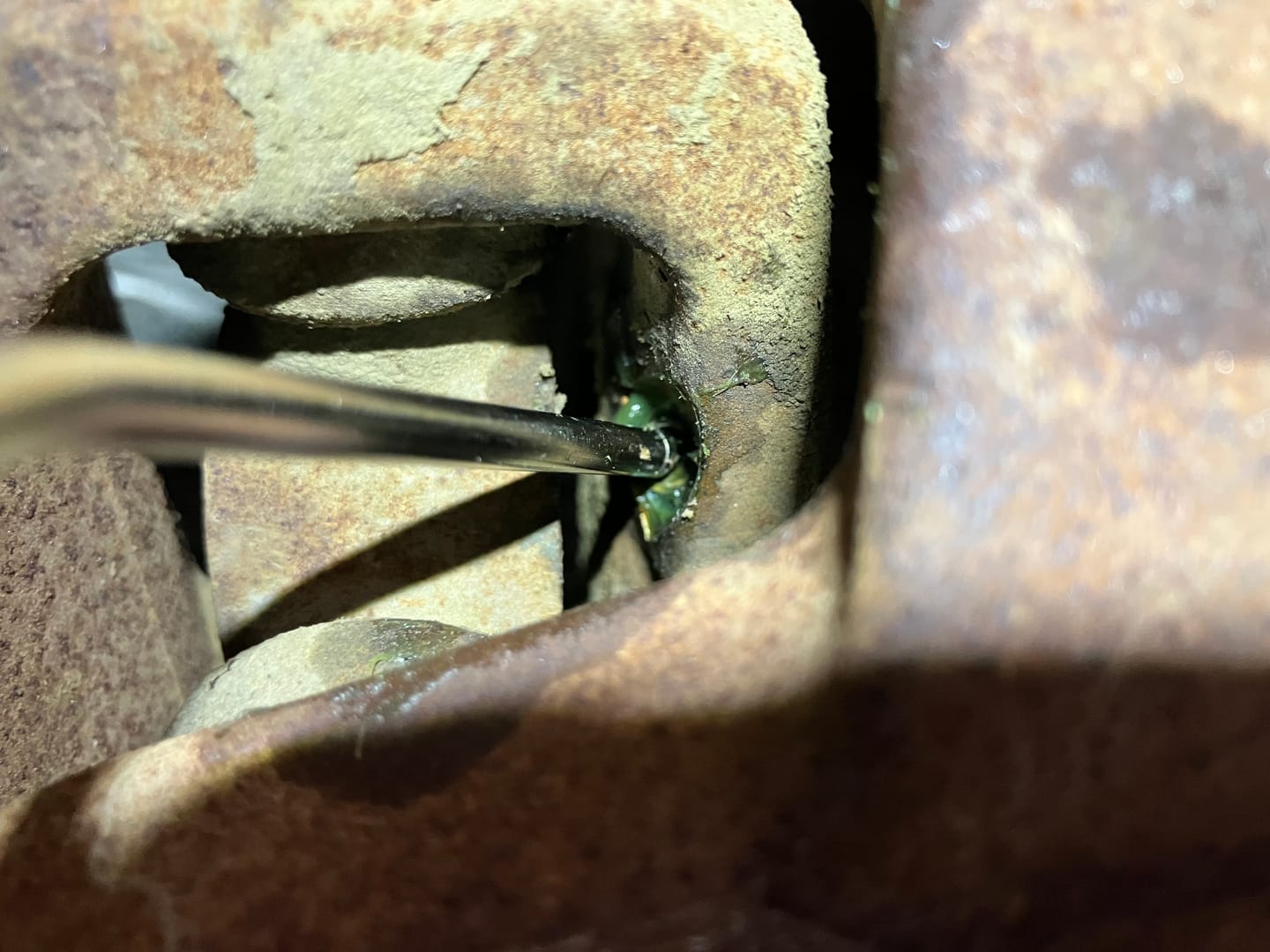 Customer photo review of Lock N Lube 7.5" Needle Nose Grease Adapter