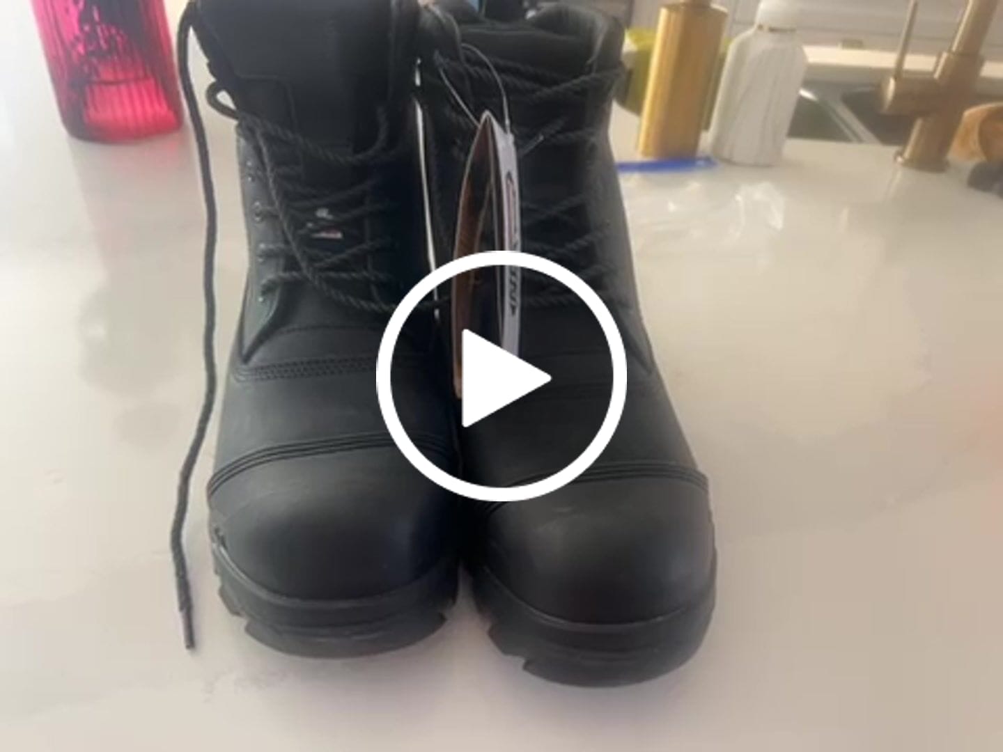 Customer video review of “STEEL TOE” Ice victor 200