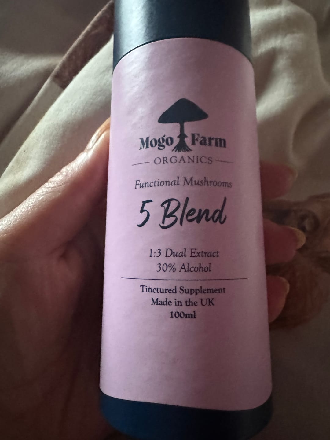 Customer photo review of 5 Mushroom Blend Tincture