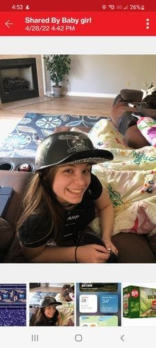 Customer photo review of Premium Baseball Cap Motorcycle Helmet