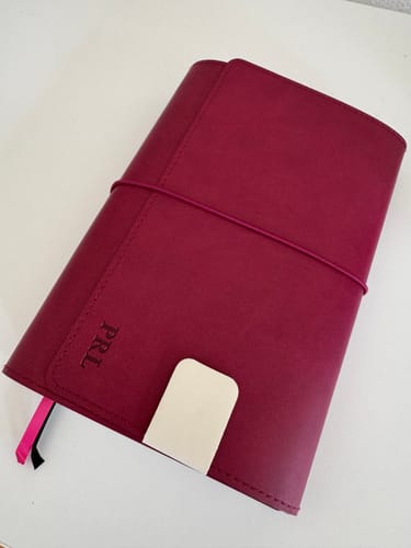 Customer photo review of Refillable Folio in Salty Plum