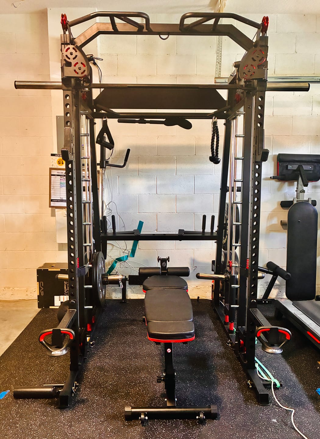 Customer photo review of M4-2.0 Ultra All-In-One Functional Home Gym Smith Machine (UPGRADED)