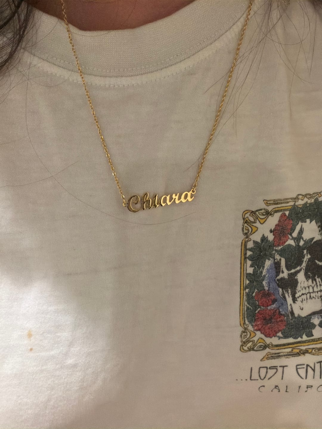 Customer photo review of Classic Timeless Custom Name Necklace
