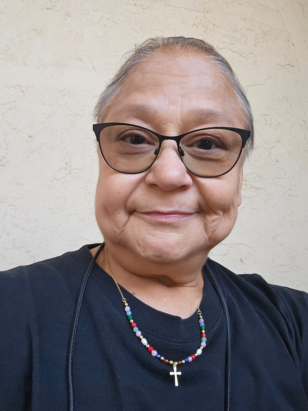 Customer photo review of FREE Today: Colorful Beaded Necklace with Simple Cross Pendant: A Symbol of Vibrant Sacred Grace & Steadfast Faith