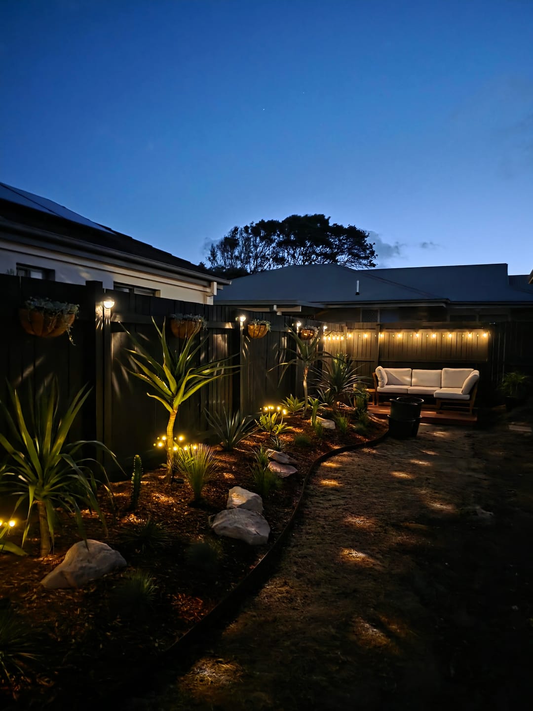 Customer photo review of SolaGarden™ Festoon Lights