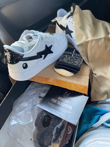 Customer photo review of Bape Jound White Navy