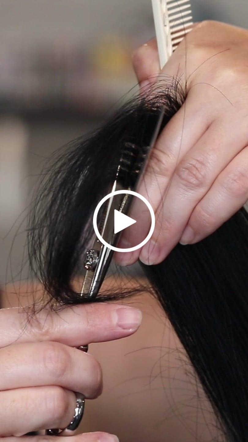 Customer video review of Japanese Barber Shears KT Series