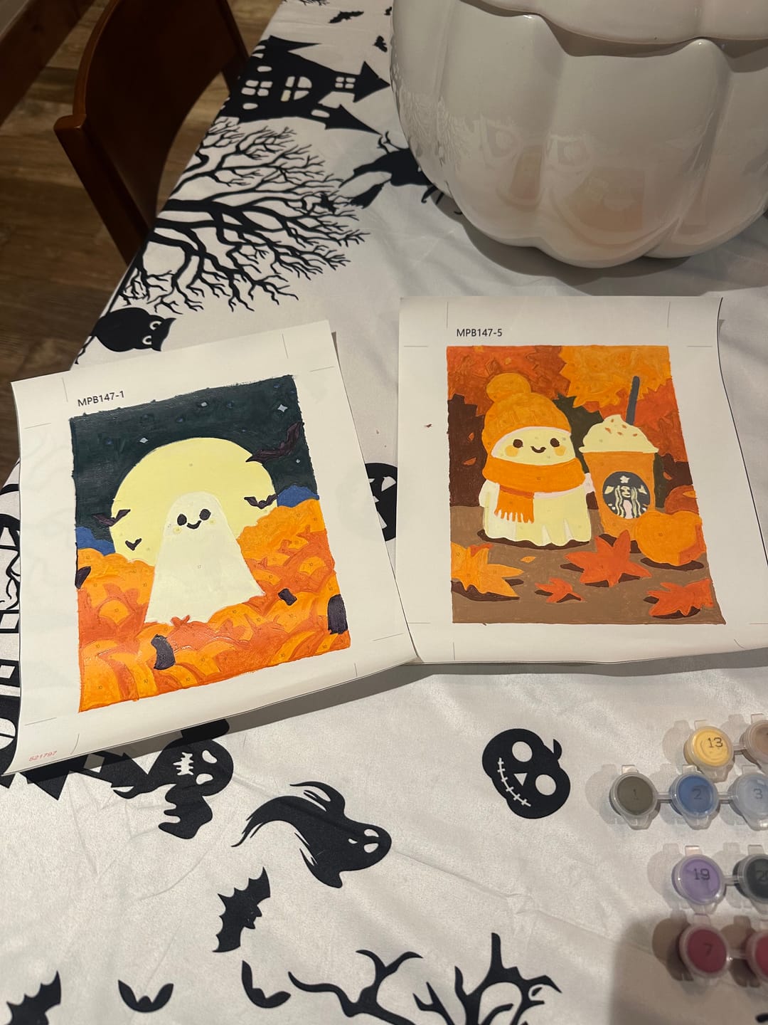 Customer photo review of 12 Mini Paintings | Halloween Vibes Bundle