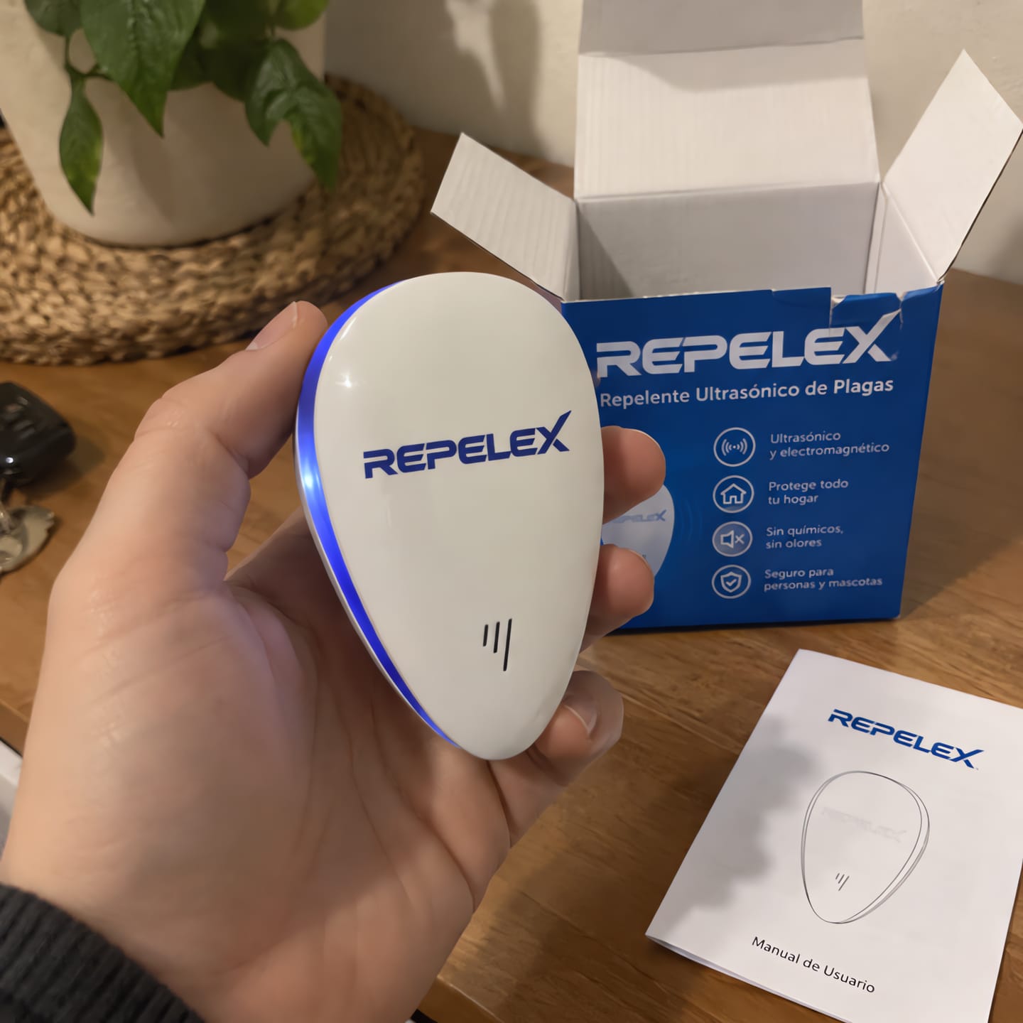 Customer photo review of Repelex™–Repelente Ultrasónico de Plagas